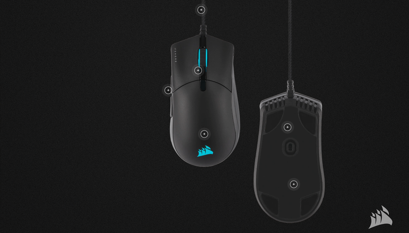 Chuột Corsair Sabre RGB Pro (USB/RGB/PMW3392/đen) (CH-9303111-AP) có những tính năng cao cấp