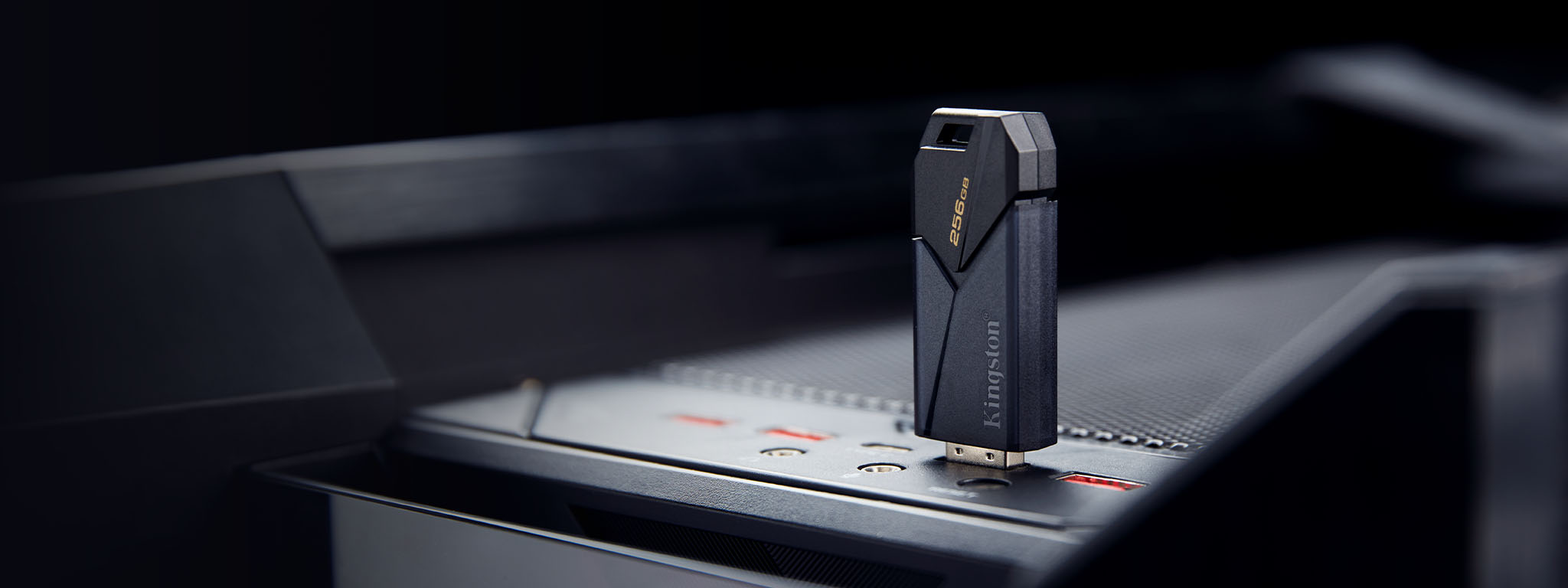 USB Kingston 256GB Portable DataTraveler Exodia Onyx DTXON/256GB (USB 3.2 Gen 1) Màu Đen