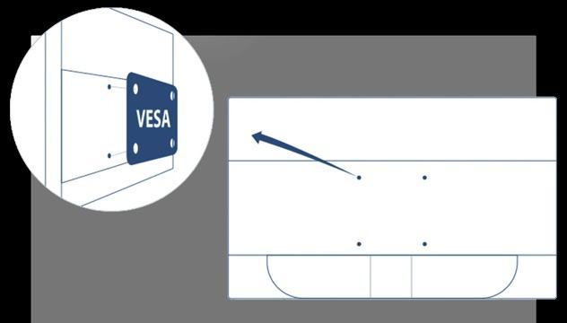 vesa-mount-1 Màn hình AOC U32U3CV/74 (31.5 Inch/UHD/NANO IPS/60Hz/4ms/Loa/USB-C)