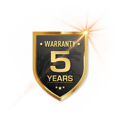 warranty-icon 5-year warranty icon