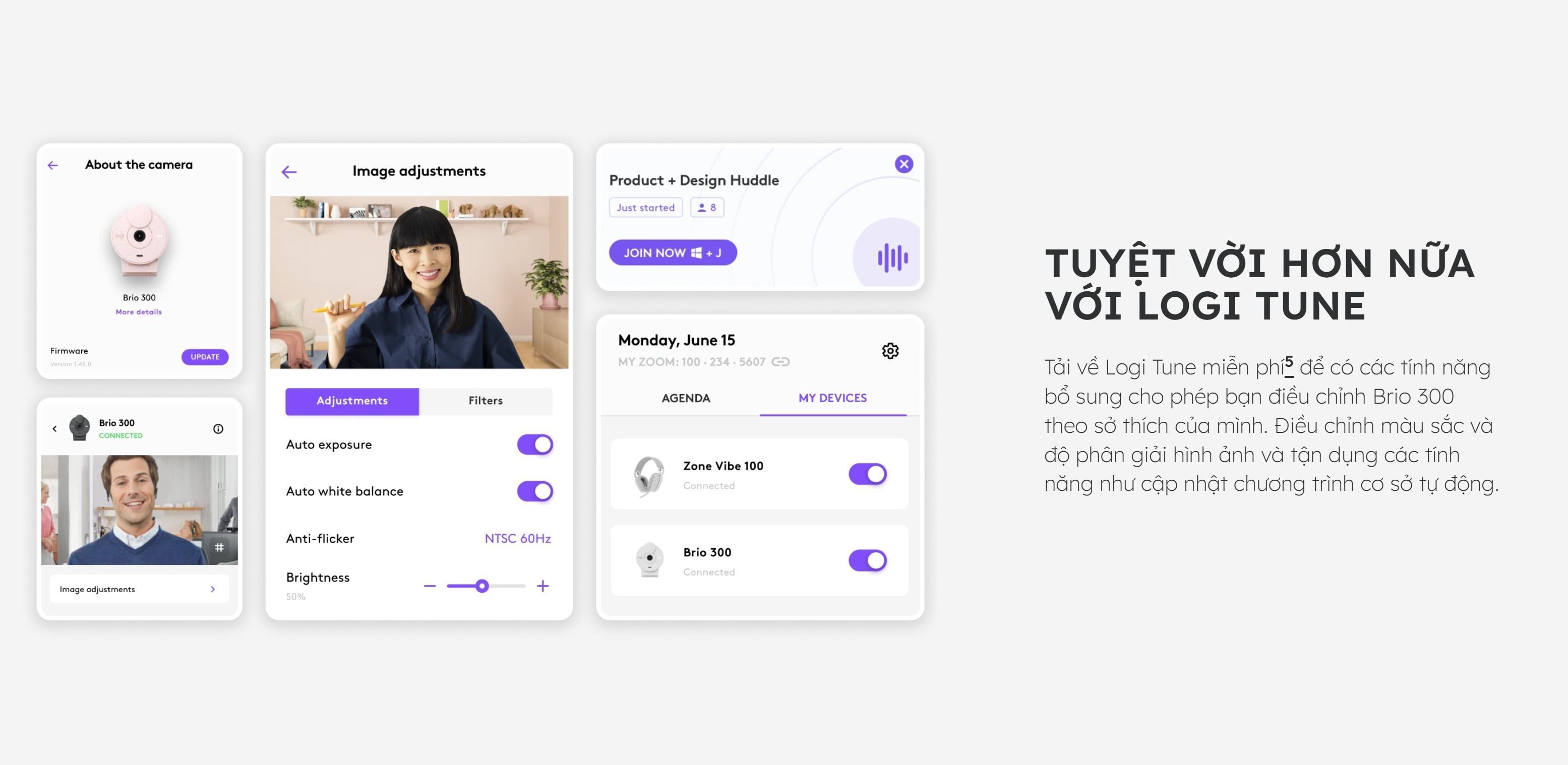 Webcam Logitech Brio 300