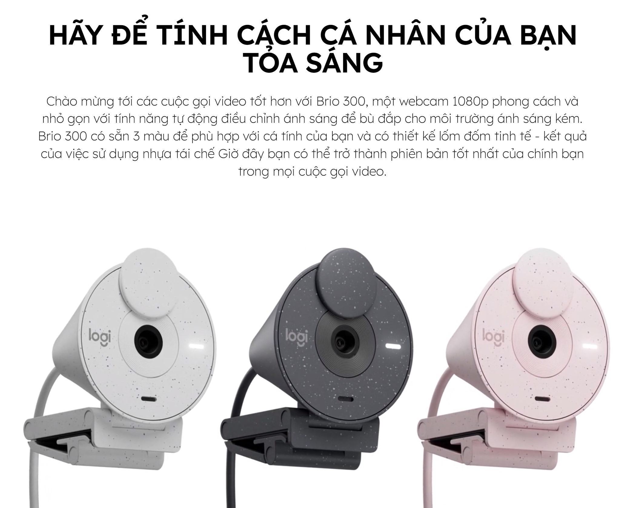 Webcam Logitech Brio 300