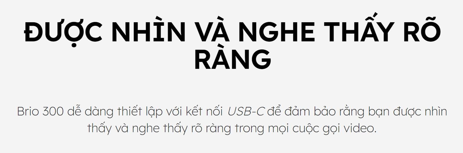 Webcam Logitech Brio 300