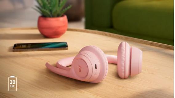 xc-1 Tai nghe không dây Logitech Zone 300 Rose ảnh 4