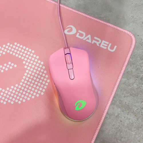 Trang chủ Chuột chơi game Dareu EM908 Pink (USB)