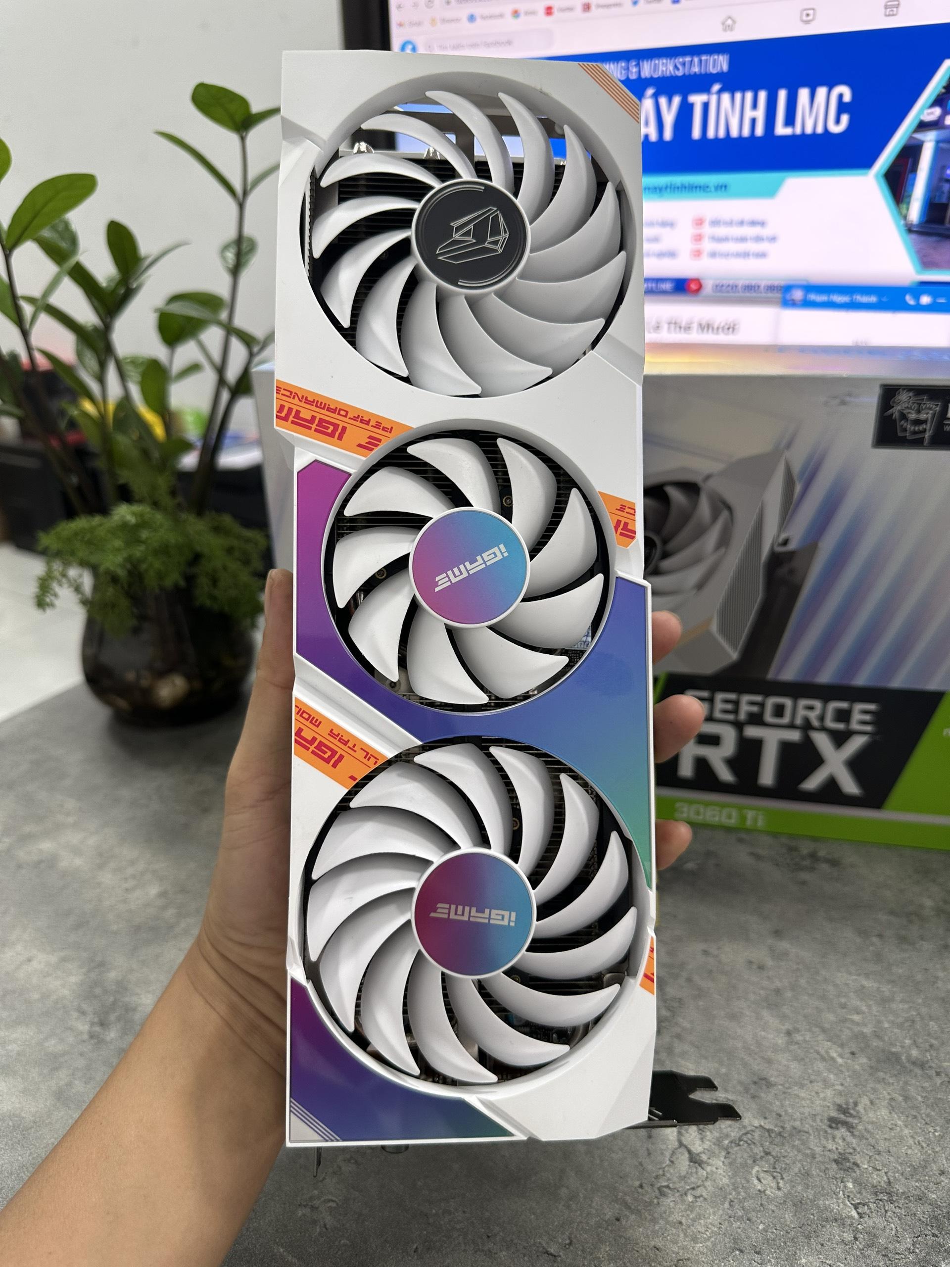 VGA Colorful iGame GeForce RTX 3060 Ti Ultra White OC 8G - Đã qua