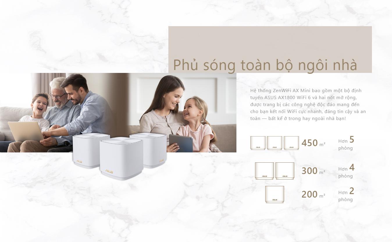 Phủ sóng toàn bộ ngôi nhà