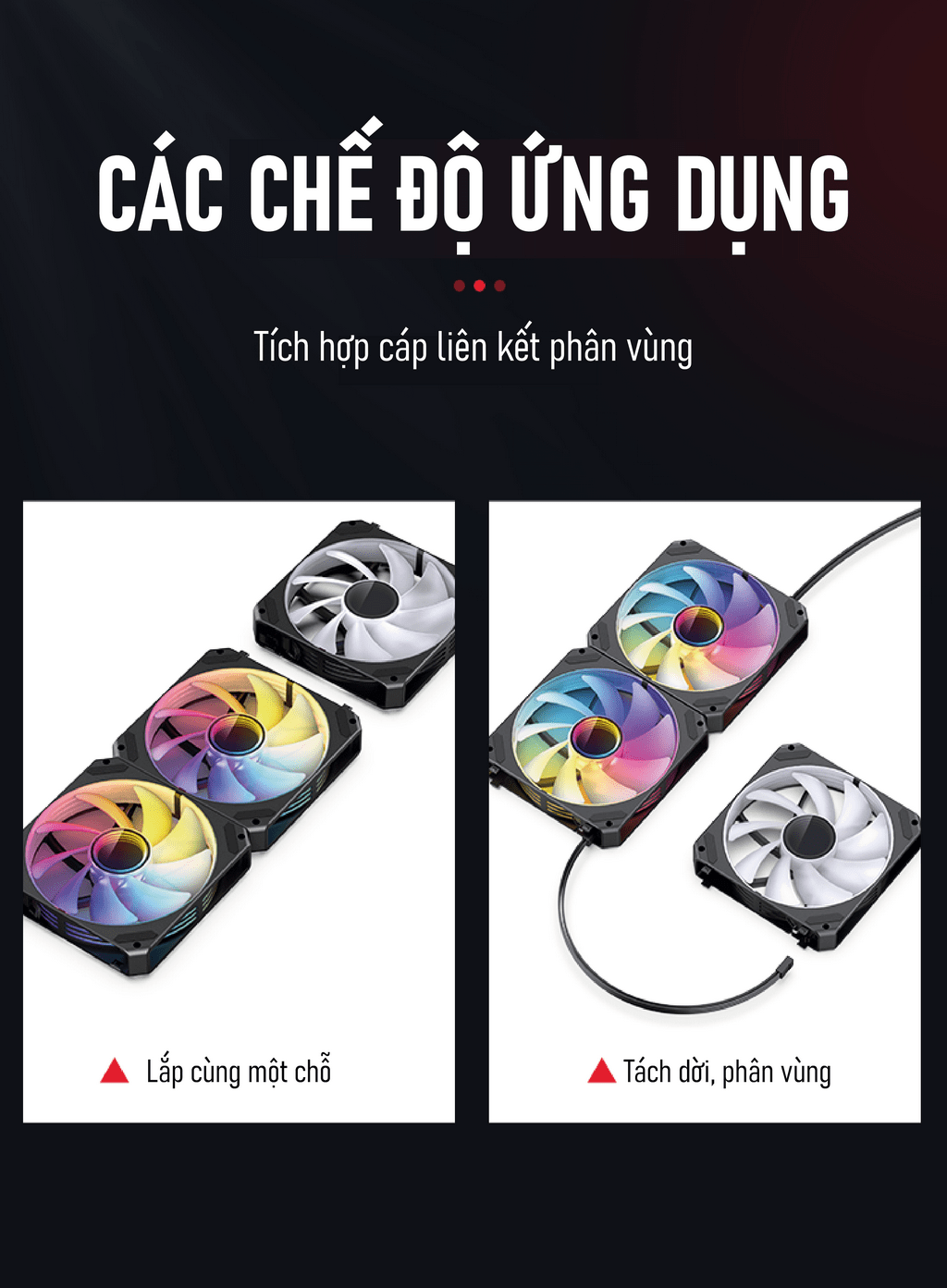 Fan Case Tản Nhiệt JONSBO ZG-120W White (3IN1/ GHÉP NỐI KHÔNG DÂY)