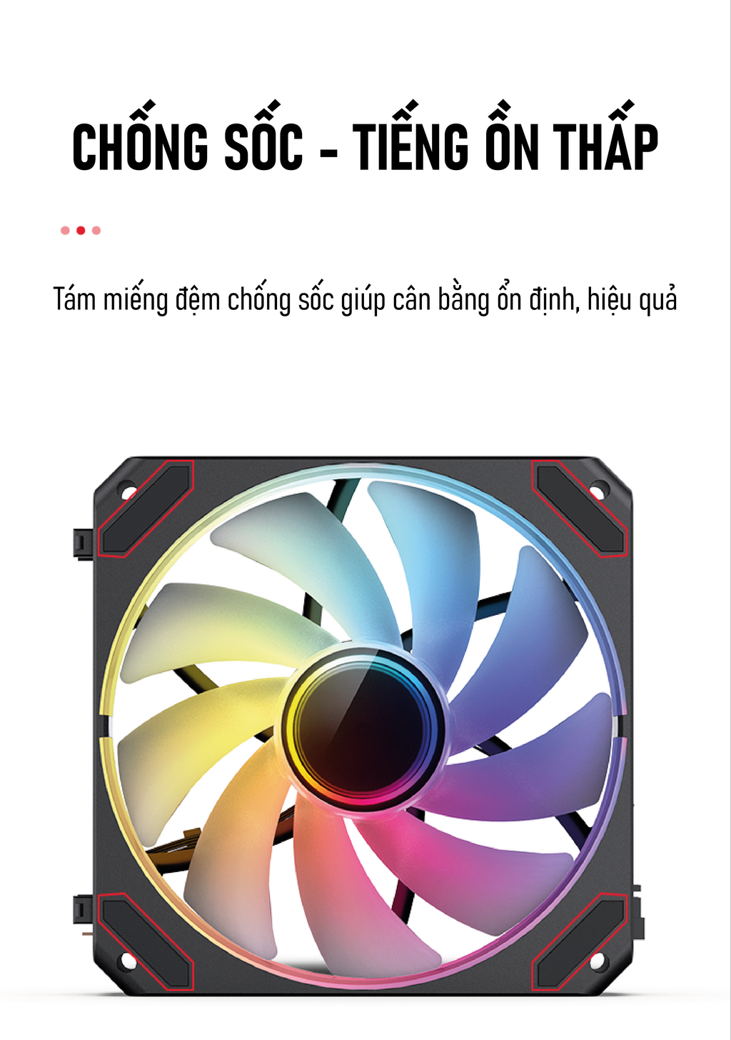 Fan Case Tản Nhiệt JONSBO ZG-120W White (3IN1/ GHÉP NỐI KHÔNG DÂY)